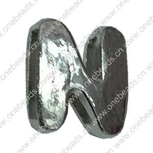 Slider, Zinc Alloy Bracelet Findinds, 12x12mm, Hole size:6x1.5mm, Sold by Bag