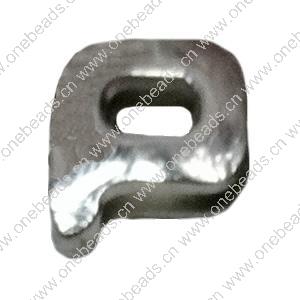 Slider, Zinc Alloy Bracelet Findinds, 12x12mm, Hole size:6x1.5mm, Sold by Bag