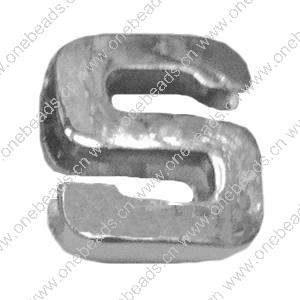 Slider, Zinc Alloy Bracelet Findinds, 12x12mm, Hole size:6x1.5mm, Sold by Bag