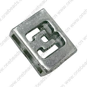 Slider, Zinc Alloy Bracelet Findinds, 9x7mm, Hole size:6x1.5mm, Sold by Bag
