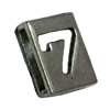 Slider, Zinc Alloy Bracelet Findinds, 9x7mm, Hole size:6x1.5mm, Sold by Bag

