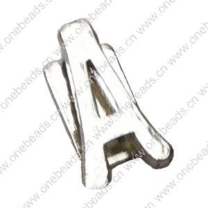 Slider, Zinc Alloy Bracelet Findinds, 15x10mm, Hole size:11x2mm, Sold by Bag