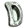 Slider, Zinc Alloy Bracelet Findinds, 15x10mm, Hole size:11x2mm, Sold by Bag