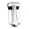 Slider, Zinc Alloy Bracelet Findinds, 15x10mm, Hole size:11x2mm, Sold by Bag
