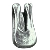 Slider, Zinc Alloy Bracelet Findinds, 15x10mm, Hole size:11x2mm, Sold by Bag
