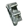 Slider, Zinc Alloy Bracelet Findinds, 10x8mm, Hole size:6x1.5mm, Sold by Bag

