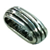  Slider, Zinc Alloy Bracelet Findinds, 6x15mm, Hole size:11x3mm, Sold by Bag