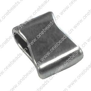  Slider, Zinc Alloy Bracelet Findinds, 10x13mm, Hole size:11x2.5mm, Sold by Bag