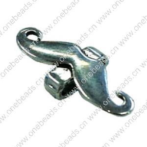  Slider, Zinc Alloy Bracelet Findinds, 13x30mm, Hole size:11x3mm, Sold by Bag