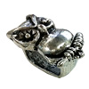  Slider, Zinc Alloy Bracelet Findinds, 18x11mm, Hole size:10.5x7mm, Sold by KG
