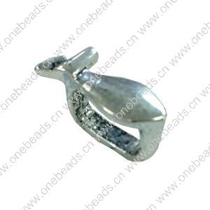  Slider, Zinc Alloy Bracelet Findinds, 17x6mm, Hole size:10.5x6mm, Sold by Bag