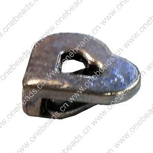  Slider, Zinc Alloy Bracelet Findinds, 15x15mm, Hole size:10x2mm, Sold by Bag