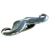  Slider, Zinc Alloy Bracelet Findinds, 8x30mm, Hole size:10x2mm, Sold by Bag