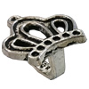  Slider, Zinc Alloy Bracelet Findinds, 19x17mm, Hole size:11x7.5mm, Sold by KG
