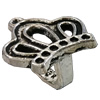  Slider, Zinc Alloy Bracelet Findinds, 19x17mm, Hole size:11x7.5mm, Sold by KG