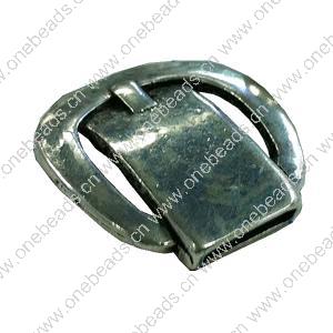  Slider, Zinc Alloy Bracelet Findinds, 24x28mm, Hole size:10x2mm, Sold by Bag