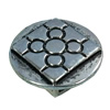  Slider, Zinc Alloy Bracelet Findinds, 19x19mm, Hole size:10x2.5mm, Sold by Bag
