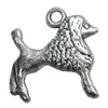 Pendant. Fashion Zinc Alloy Jewelry Findings. Animal 19x20mm，Sold by Bag 