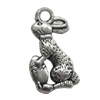 Pendant. Fashion Zinc Alloy Jewelry Findings. Animal 18x10mm，Sold by Bag 