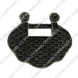 Pendant. Fashion Zinc Alloy Jewelry Findings. 27x23mm，Sold by Bag 
