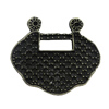 Pendant. Fashion Zinc Alloy Jewelry Findings. 27x23mm，Sold by Bag 
