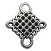 Connector. Fashion Zinc Alloy Jewelry Findings. 23x19.5mm. Sold by Bag