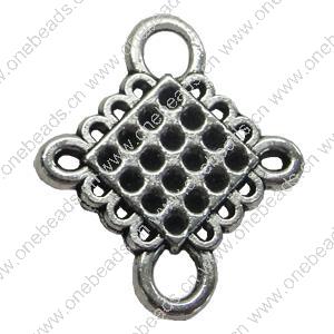 Connector. Fashion Zinc Alloy Jewelry Findings. 23x19.5mm. Sold by Bag
