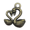 Pendant. Fashion Zinc Alloy Jewelry Findings. Animal 12x15mm，Sold by Bag 
