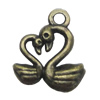 Pendant. Fashion Zinc Alloy Jewelry Findings. Animal 12x15mm，Sold by Bag 