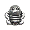 Beads. Fashion Zinc Alloy jewelry findings. Animal 8.5mm. Hole size: about 1mm Sold by Bag

