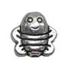 Beads. Fashion Zinc Alloy jewelry findings. Animal 8.5mm. Hole size: about 1mm Sold by Bag