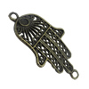 Connector. Fashion Zinc Alloy Jewelry Findings. 39x20.5mm. Sold by Bag
