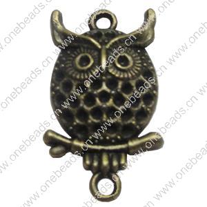 Connector. Fashion Zinc Alloy Jewelry Findings. 25x15mm. Sold by Bag
