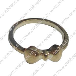 Zinc Alloy Ring, 22x19mm, Inner dia：17mm Sold by Bag
