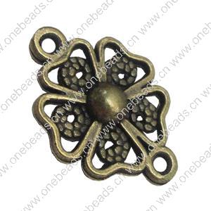 Connector. Fashion Zinc Alloy Jewelry Findings. 15x20.5mm. Sold by Bag