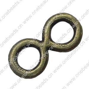 Connector. Fashion Zinc Alloy Jewelry Findings. 17x8mm. Sold by Bag