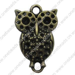 Connector. Fashion Zinc Alloy Jewelry Findings. 17.5x18mm. Sold by Bag