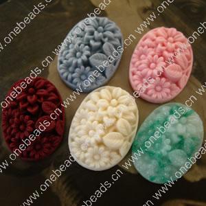 Cameos, Resin Beads, A Grade, Fashion Jewelry findings, 18x25mm, Sold by PC