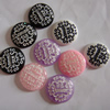 Cameos, Resin Beads, A Grade, Fashion Jewelry findings, 25mm, Sold by PC
