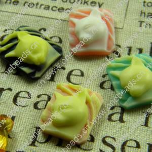 Cameos, Resin Beads, A Grade, Fashion Jewelry findings, 20x25mm, Sold by PC