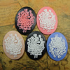 Cameos, Resin Beads, A Grade, Fashion Jewelry findings, 30x40mm, Sold by PC
