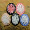 Cameos, Resin Beads, A Grade, Fashion Jewelry findings, 30x40mm, Sold by PC