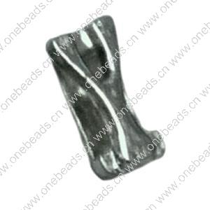 Slider, Zinc Alloy Bracelet Findinds, 10x8mm, Hole size:6x1.5mm, Sold by Bag
