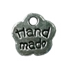 Pendant. Fashion Zinc Alloy jewelry findings. Flower 8x8mm. Sold by Bag