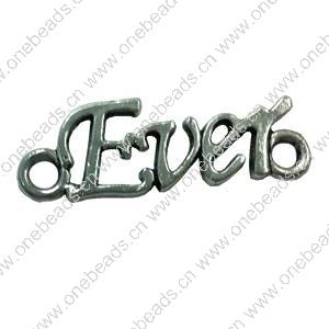 Connector. Fashion Zinc Alloy jewelry findings.  30x10mm. Sold by Bag