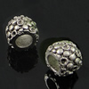 Europenan style Beads. Fashion jewelry findings. 10x7mm, Hole size:5mm. Sold by Bag
