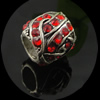 Europenan style Beads. Fashion jewelry findings. 10x9.5mm, Hole size:5.5mm. Sold by Bag
