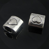 Europenan style Beads. Fashion jewelry findings. 10x10mm, Hole size:4.5mm. Sold by Bag
