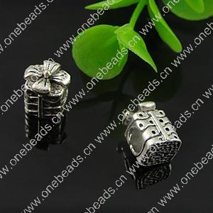 Europenan style Beads. Fashion jewelry findings. 11x9mm, Hole size:4.5mm. Sold by Bag
