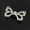 Beads. Fashion Zinc Alloy jewelry findings. Bowknot 15x10.5mm，Hole size:2mm. Sold by Bag
